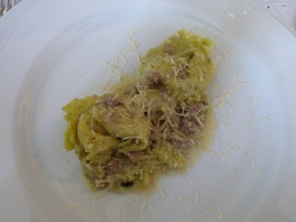 Ravioli con petto d'oca