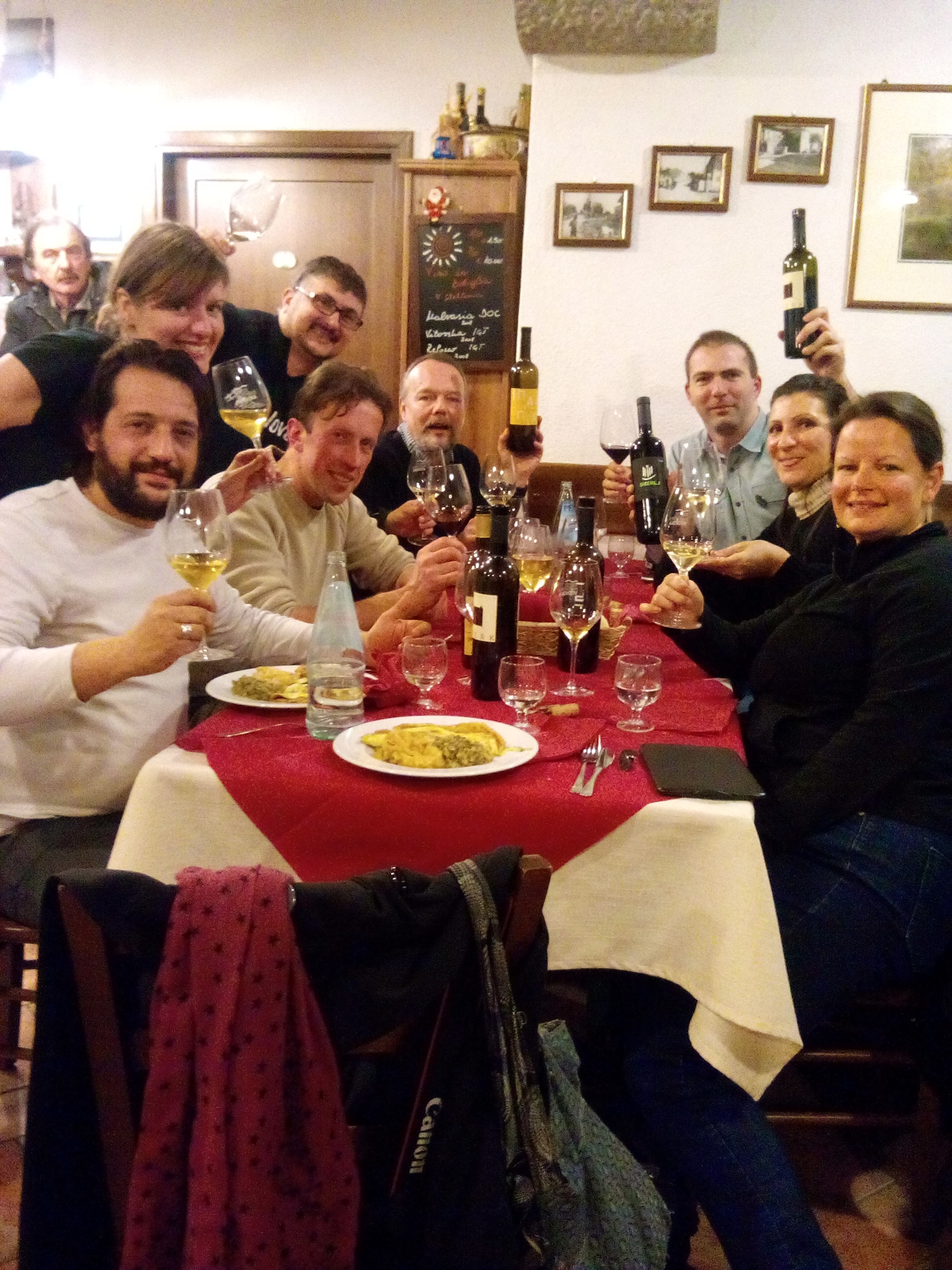 Cena all'agriturismo Grgic