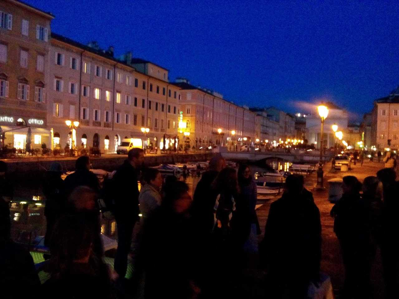 Trieste by night