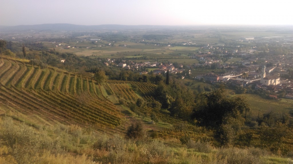 La vista dalla Chiesa del Monte Quarin