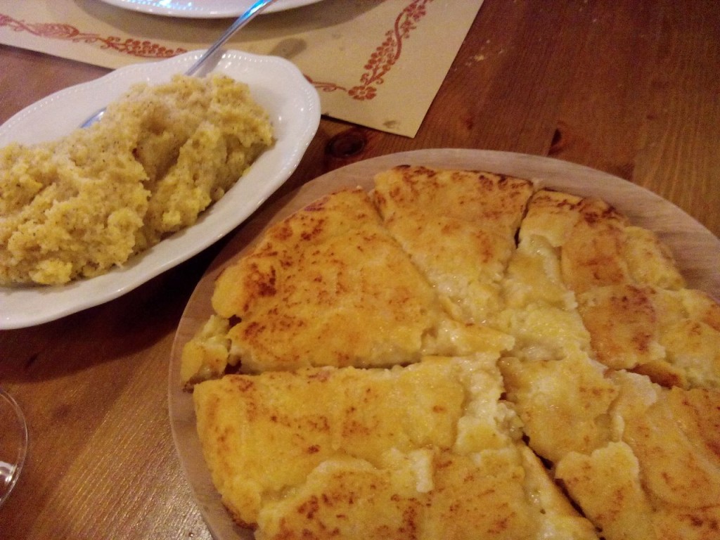 Frico e polenta