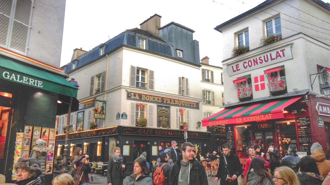 Scorcio del quartiere di Montmartre