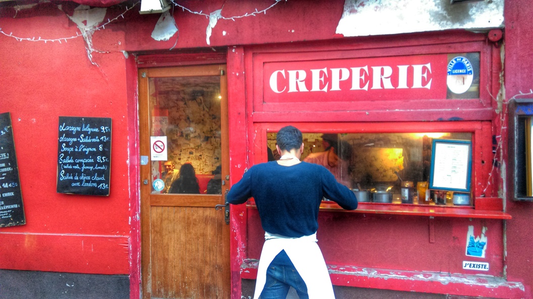 Scorcio del quartiere di Montmartre