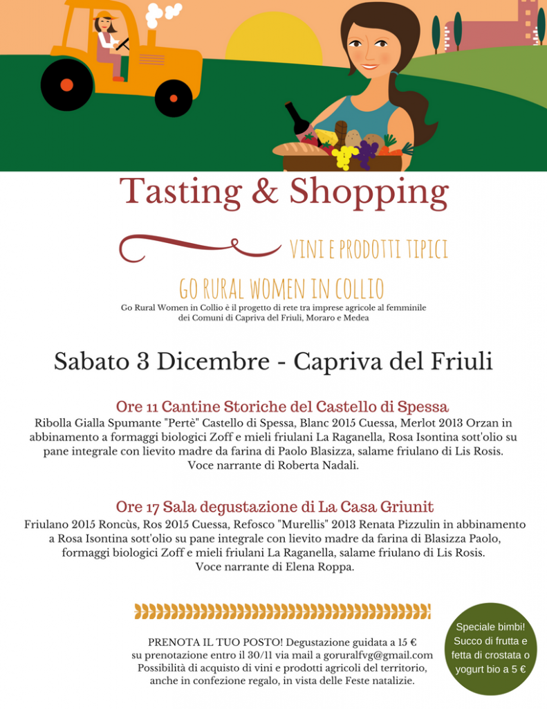 Tasting and shopping a Capriva del Friuli